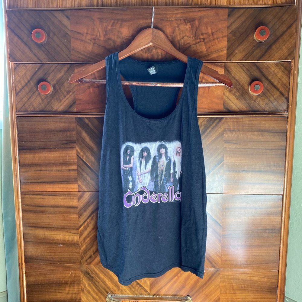 80's Cinderella band retro racerback tank top